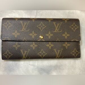 Louis Vuitton Monogram Sarah Long Wallet 🤎